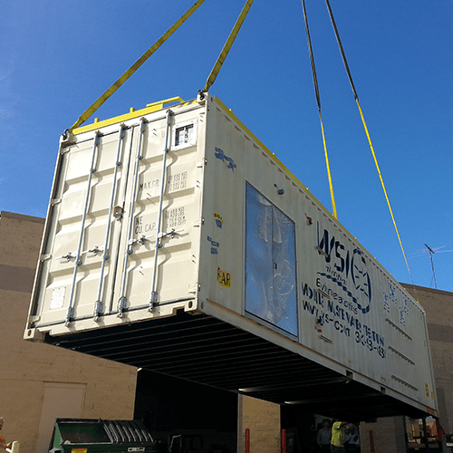 Container Wastewater Plant on Crane