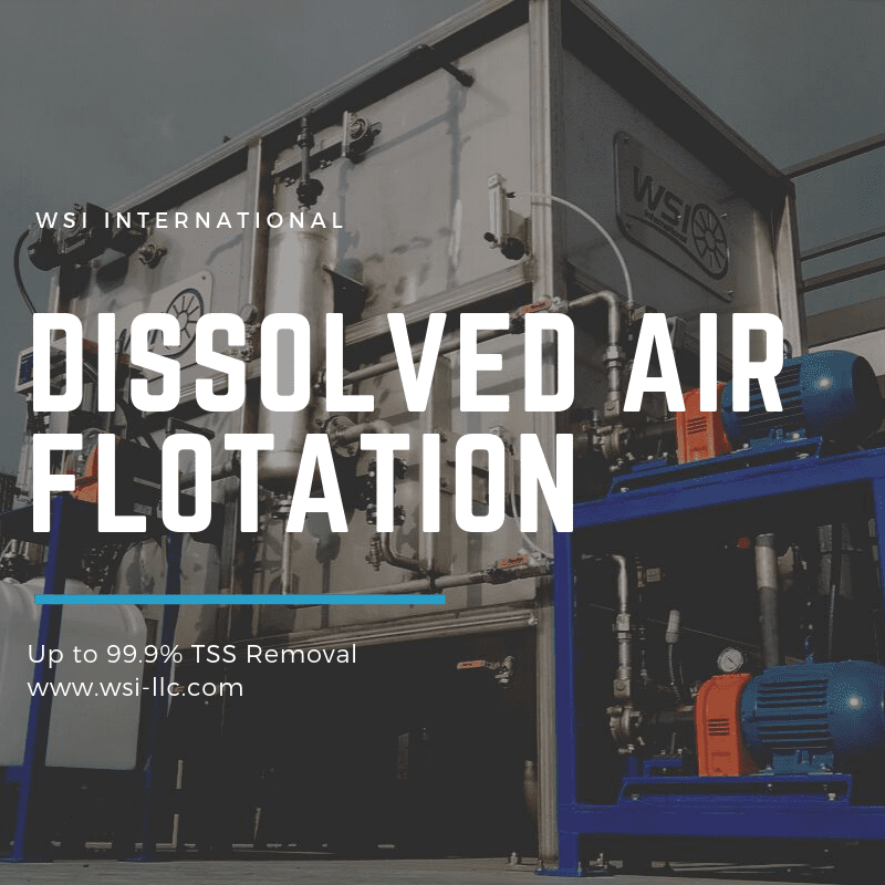 Dissolved Air Flotation Remove TSS